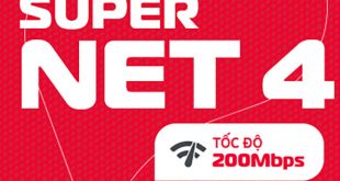 Gói Home Wifi SUPERNET4 Viettel tốc độ 200Mbps chỉ 350.000đ