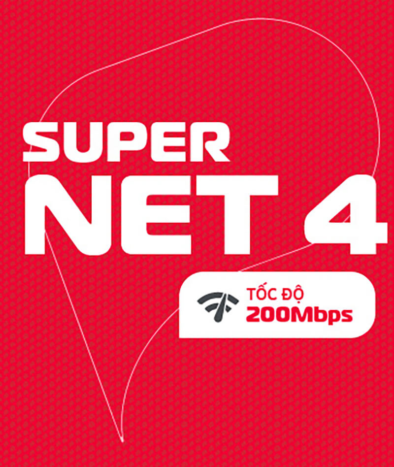 Gói Home Wifi SUPERNET4 Viettel tốc độ 200Mbps chỉ 350.000đ