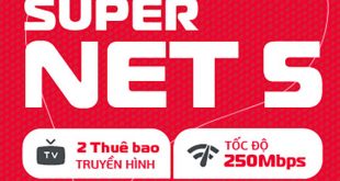 Gói Home Wifi SUPERNET5 Viettel tốc độ 250Mbps chỉ 430.000đ
