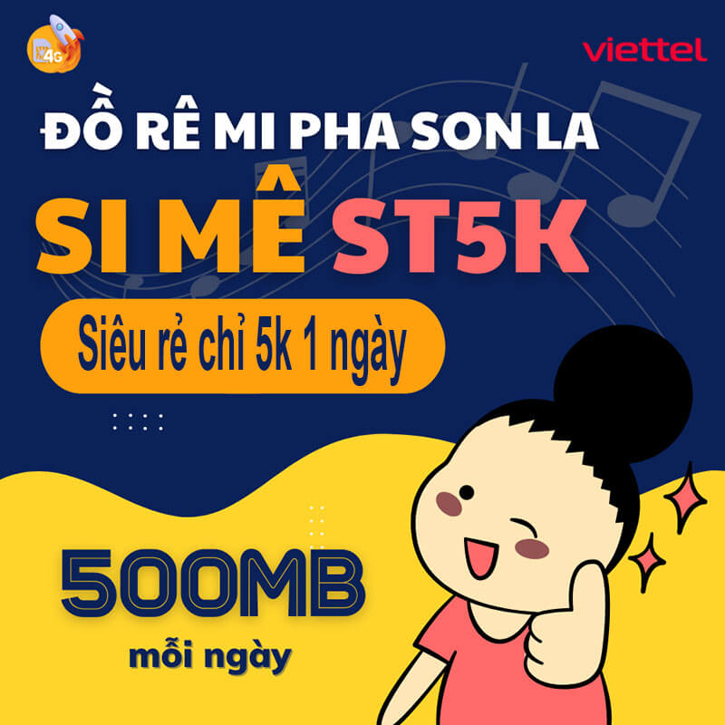 Cách đăng ký mạng Viettel 5k 1 ngày có 500MB