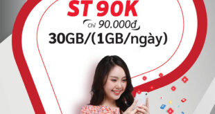 Gói ST90K giá 90k 1 tháng miễn phí 1GB/ngày