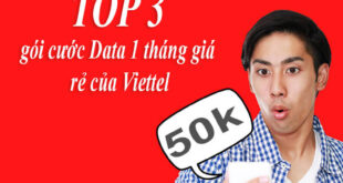 Top 3 gói cước 50k Viettel 1 tháng được khách hàng ưa chuộng